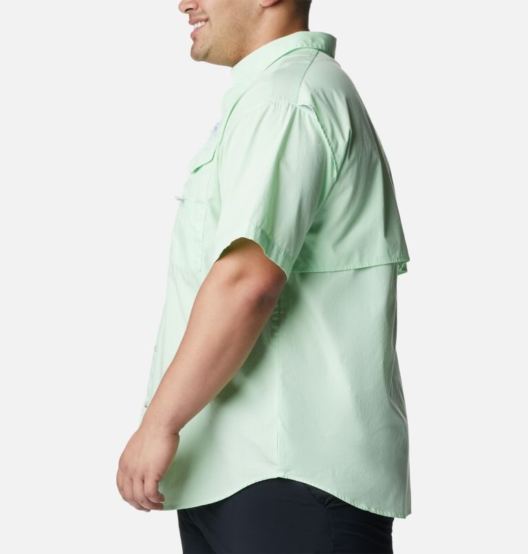 Camasa Columbia PFG Bonehead Scurte Sleeve Barbati Verde Menta | Plus Size NO871M0QS